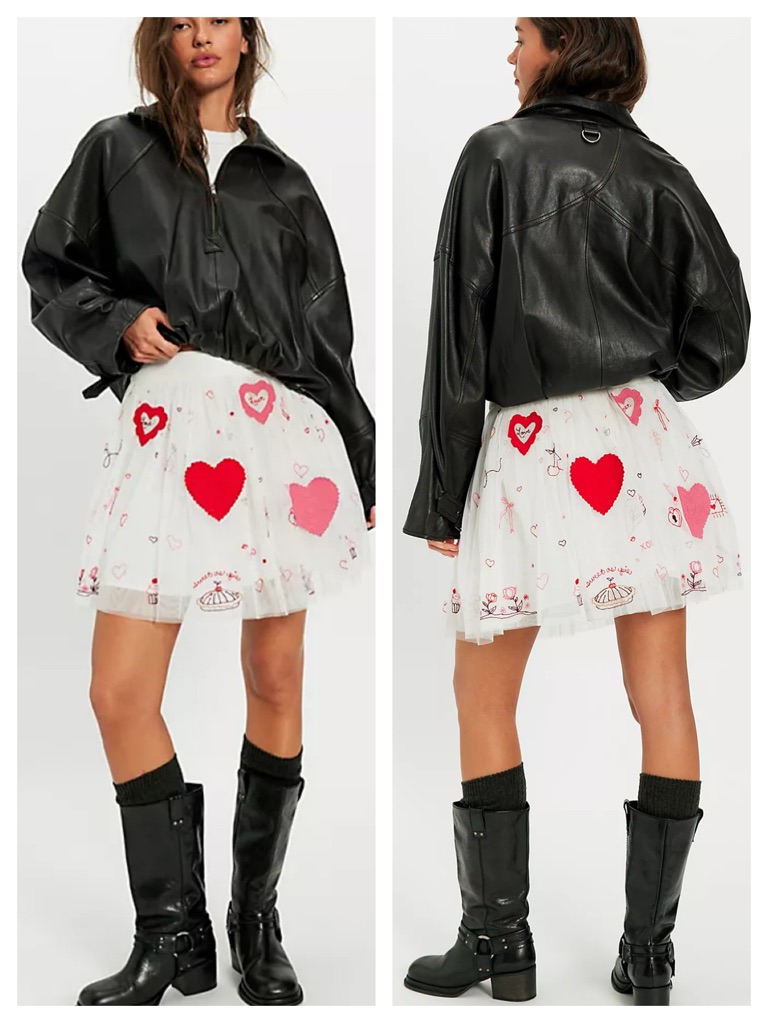 Free People The Sketchbook Skirt In Love Shop | Small Nwt